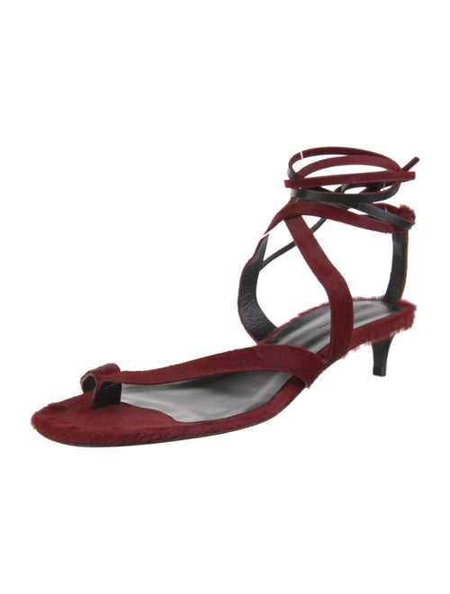 Khaite Ponyhair Gladiator Sandals