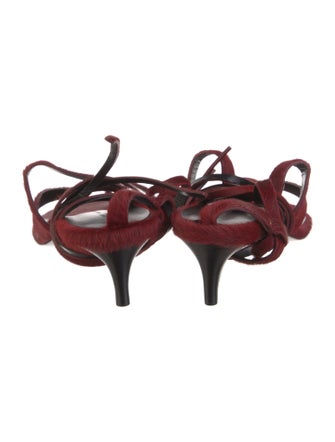 Khaite Ponyhair Gladiator Sandals