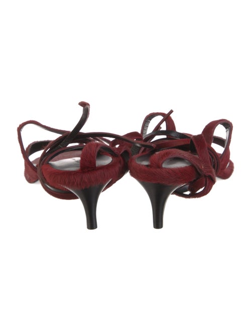 Khaite Ponyhair Gladiator Sandals