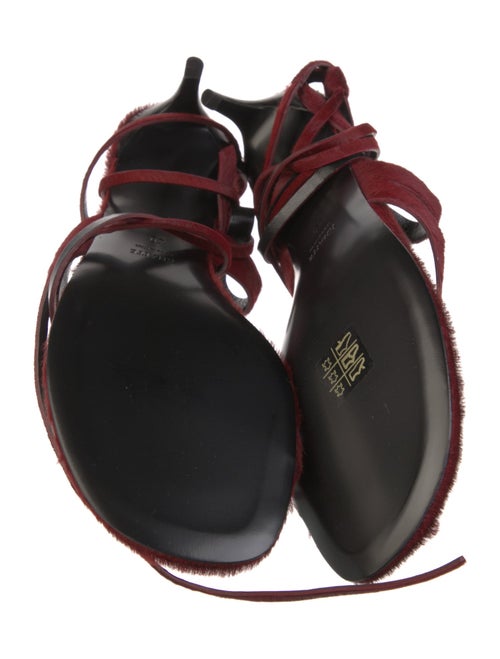 Khaite Ponyhair Gladiator Sandals