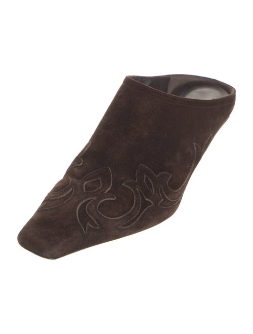 Khaite Suede Mules