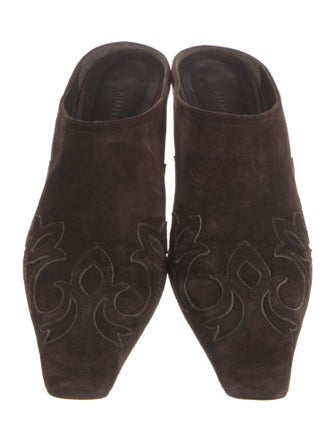 Khaite Suede Mules