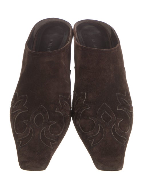 Khaite Suede Mules