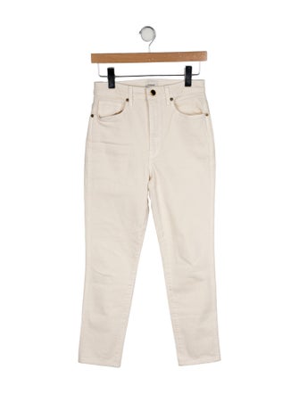 Khaite Mid-Rise Skinny Leg Jeans