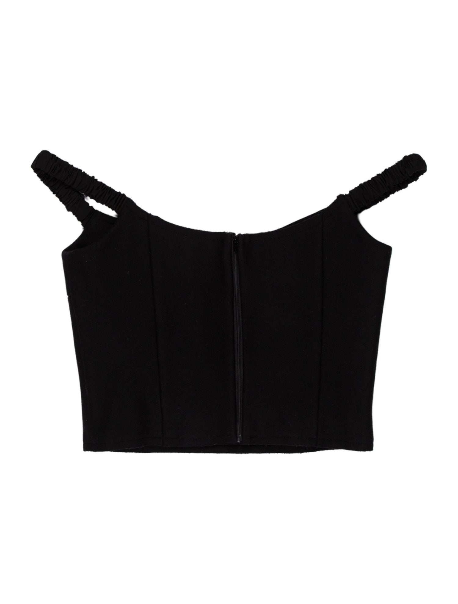 Khaite Virgin Wool Off-The-Shoulder Crop Top