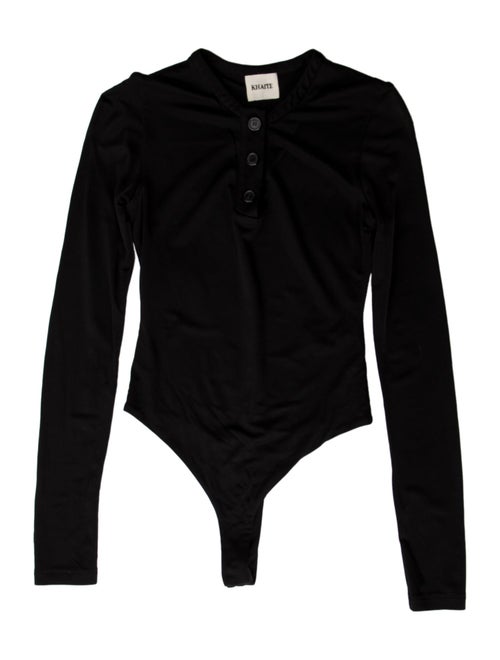 Khaite Mock Neck Long Sleeve Bodysuit