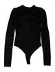 Khaite Mock Neck Long Sleeve Bodysuit