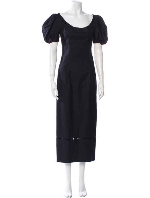 Khaite Scoop Neck Long Dress