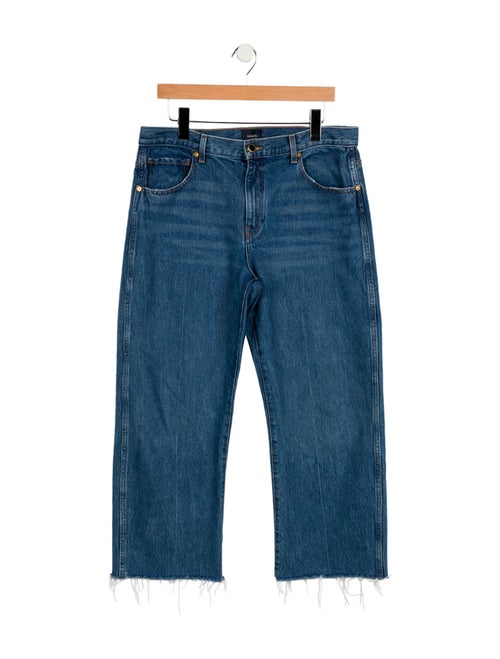 Khaite Mid-Rise Wide Leg Jeans