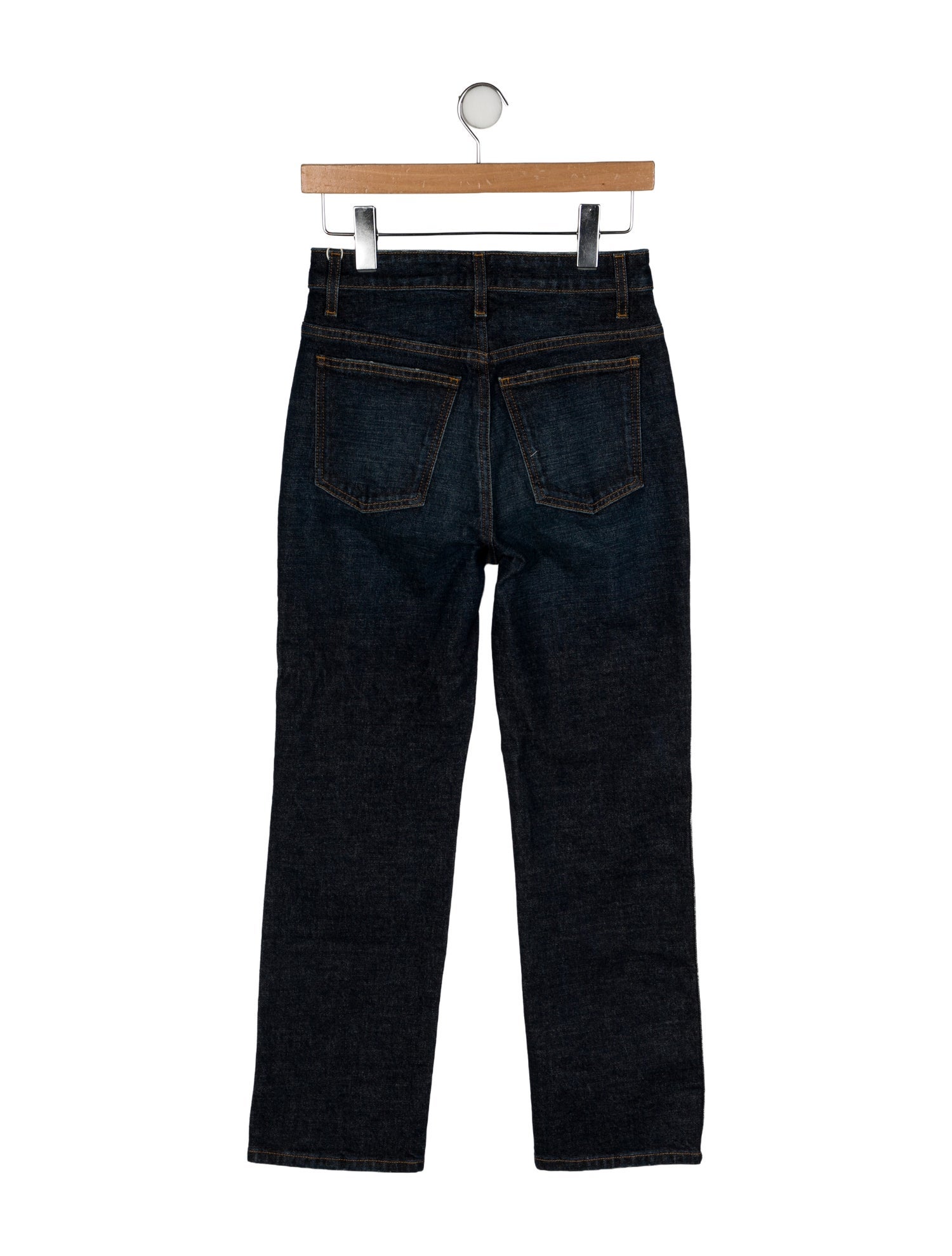 Khaite Mid-Rise Straight Leg Jeans w/ Tags