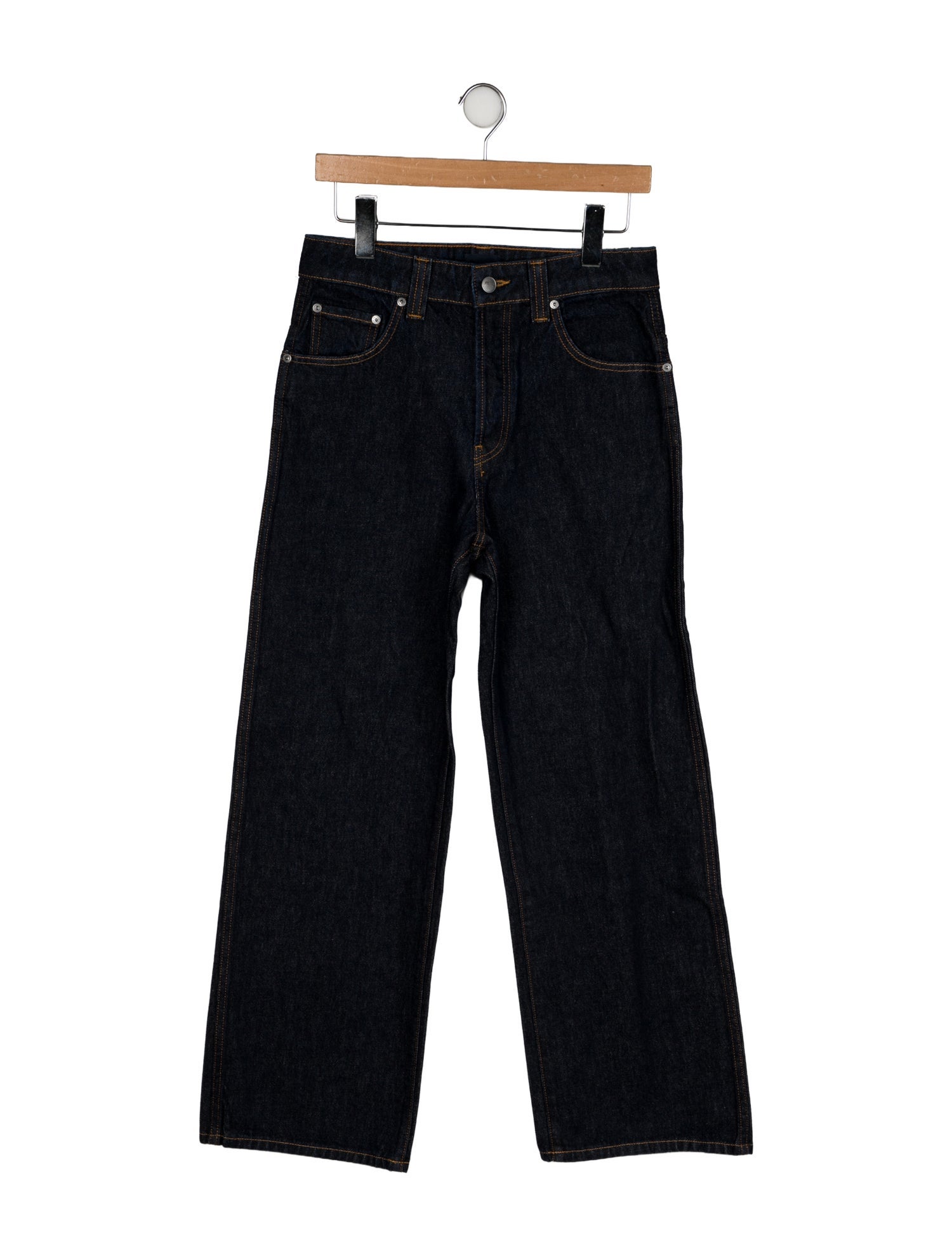Khaite High-Rise Wide Leg Jeans w/ Tags