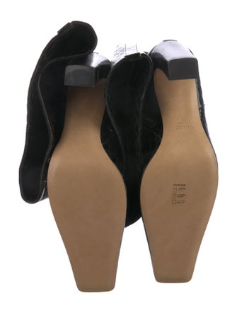 Khaite Embossed Leather Boots