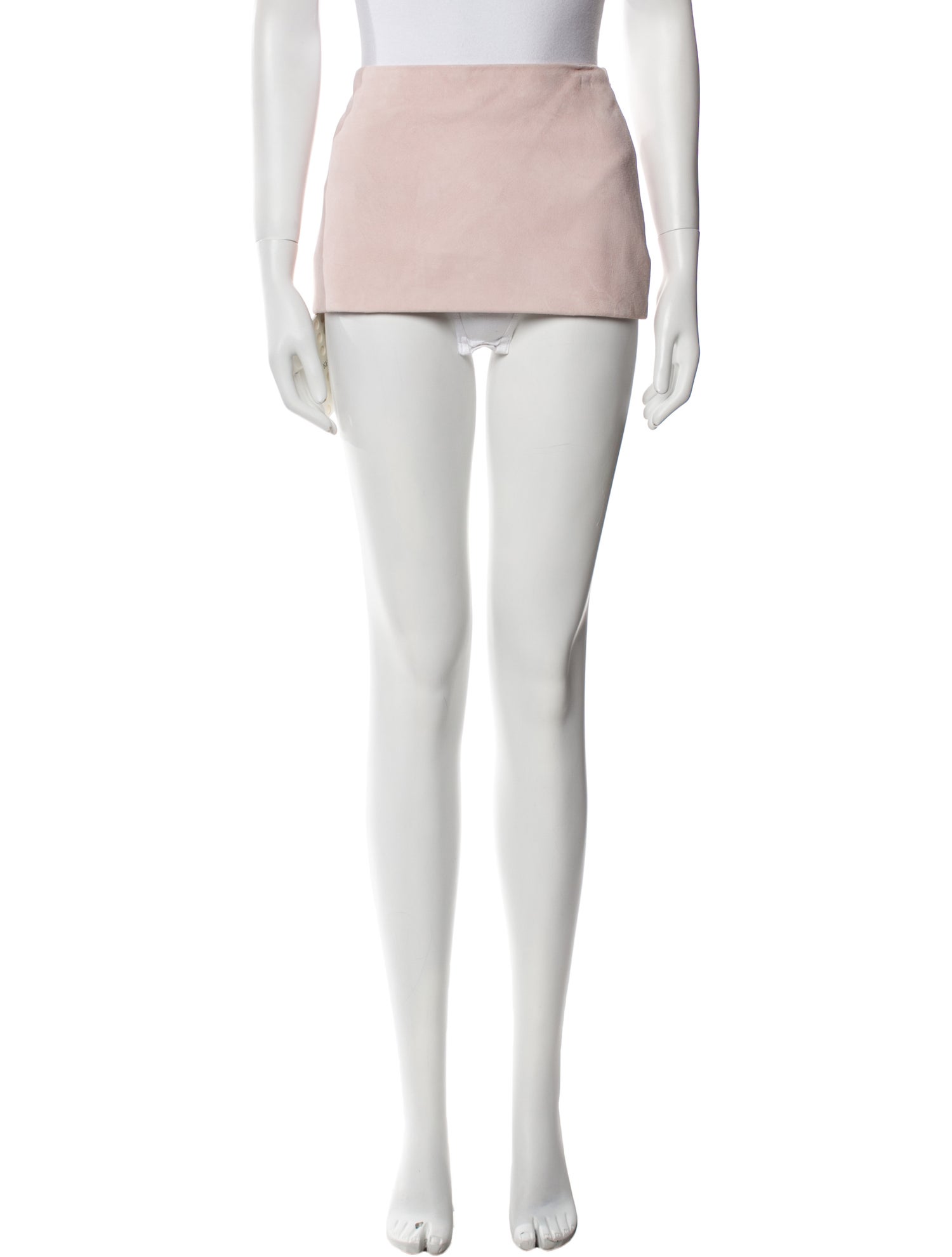 Khaite Lambskin Mini Skirt