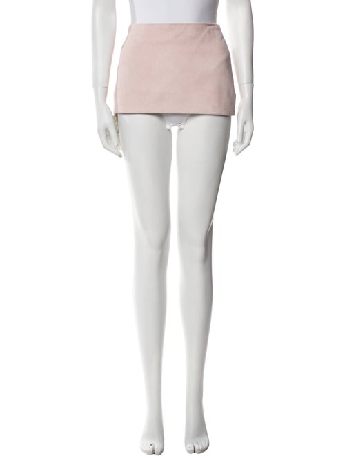 Khaite Lambskin Mini Skirt