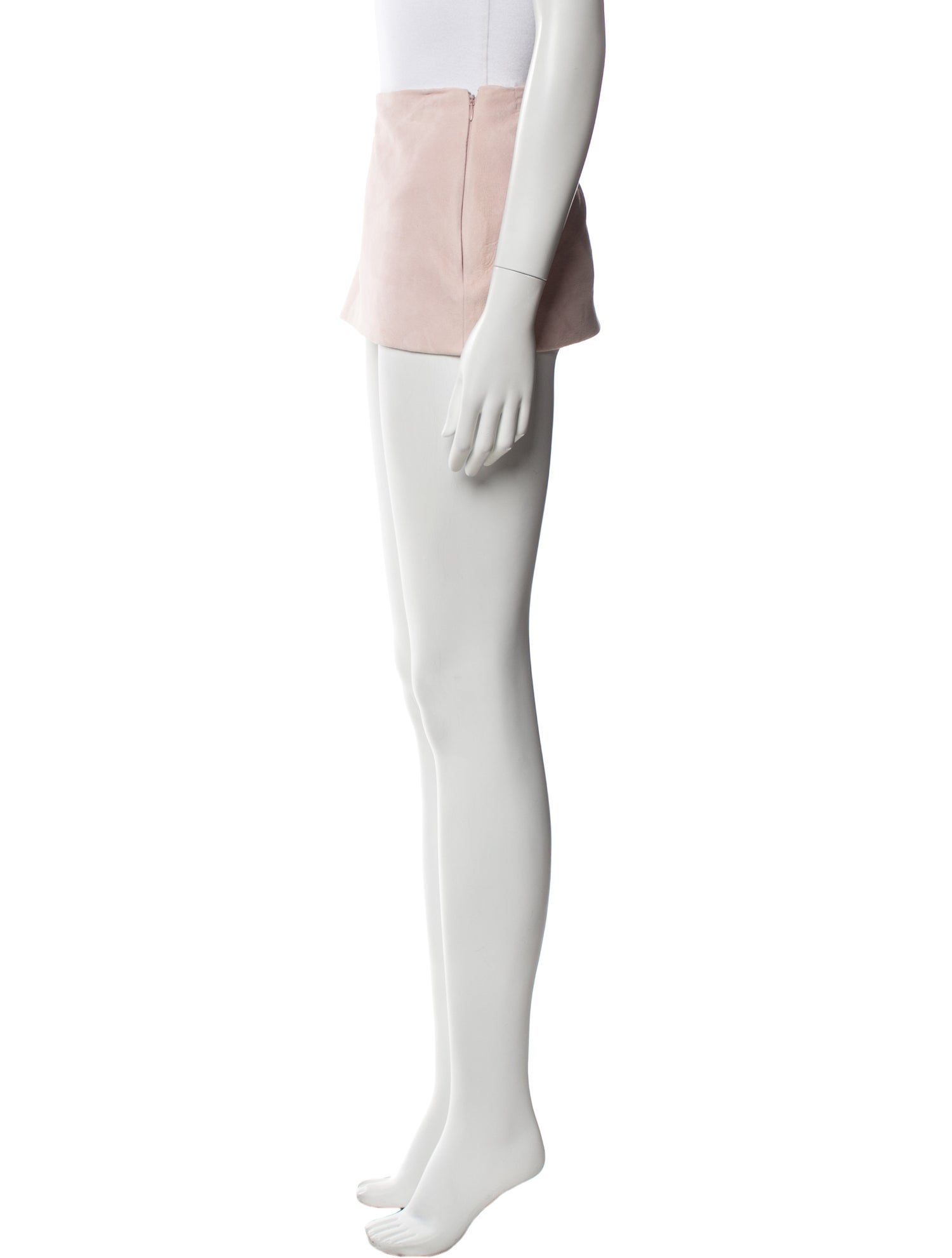 Khaite Lambskin Mini Skirt