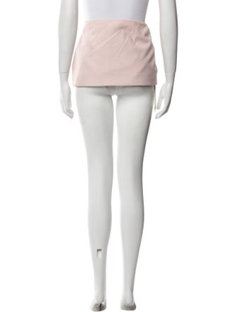 Khaite Lambskin Mini Skirt