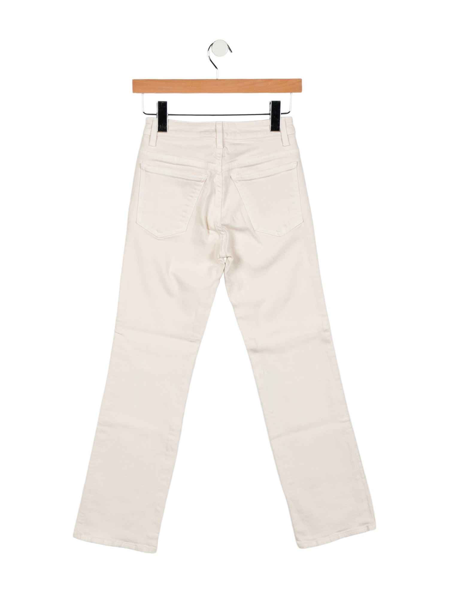 Khaite Mid-Rise Straight Leg Jeans