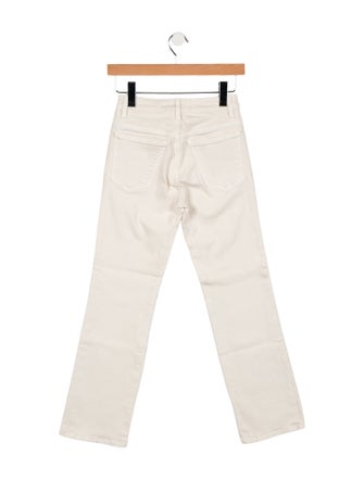 Khaite Mid-Rise Straight Leg Jeans