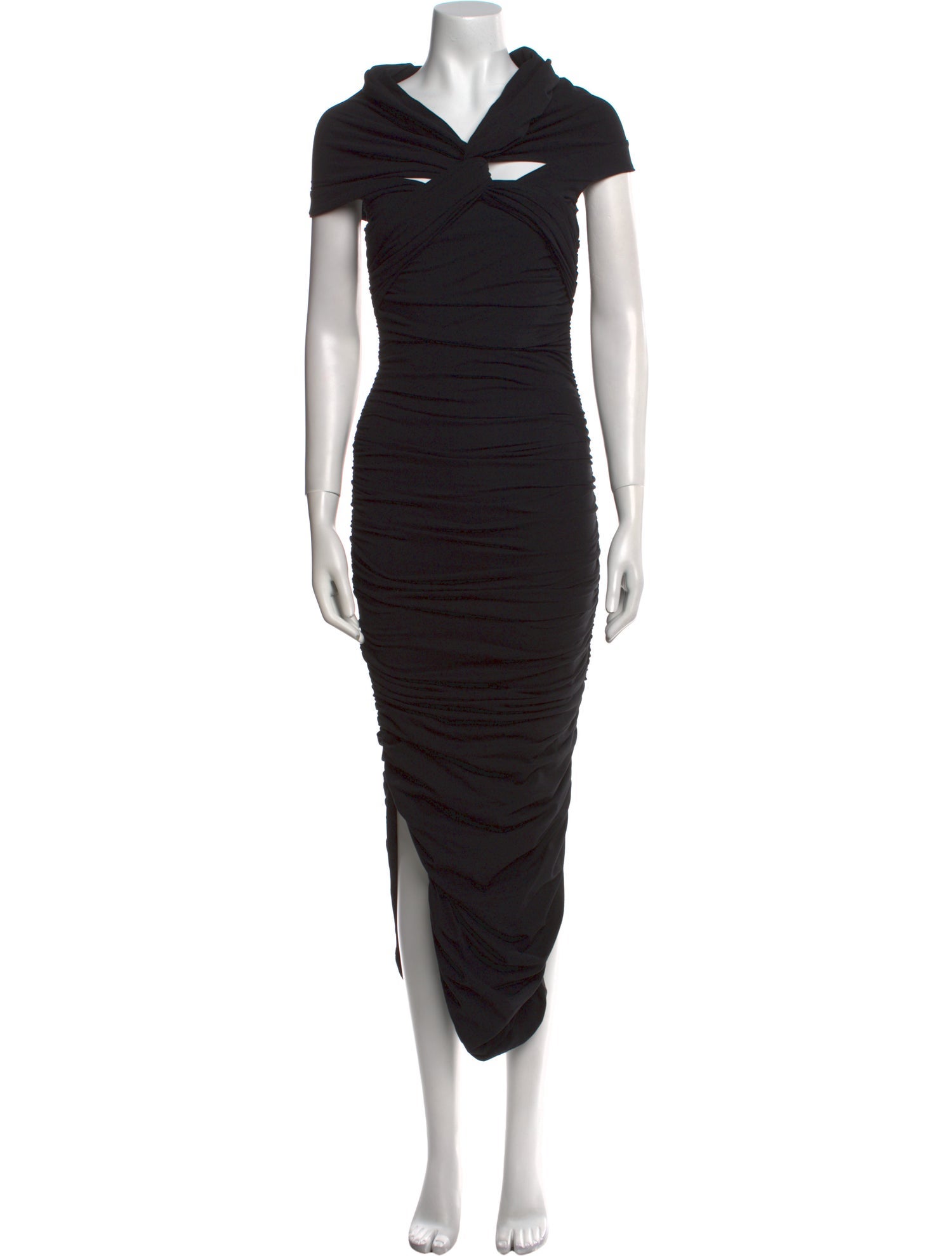 Khaite Cowl Neck Long Dress