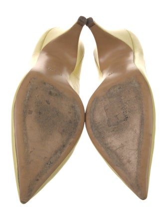 Khaite Leather Mesh Accents Pumps