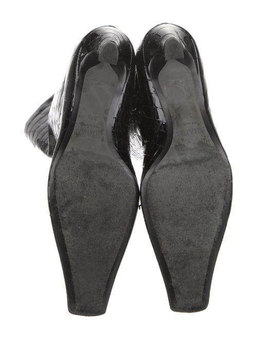 Khaite Embossed Leather Boots