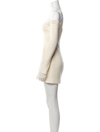 Khaite Virgin Wool Mini Dress