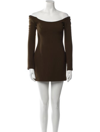 Khaite Virgin Wool Mini Dress