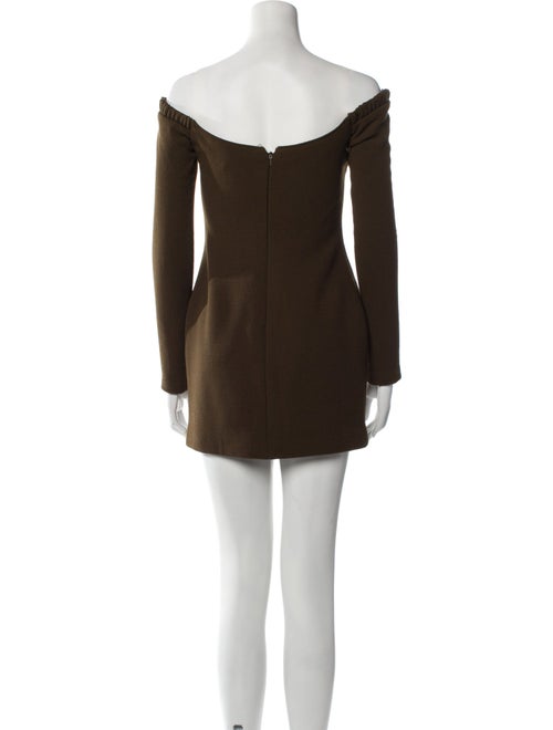 Khaite Virgin Wool Mini Dress