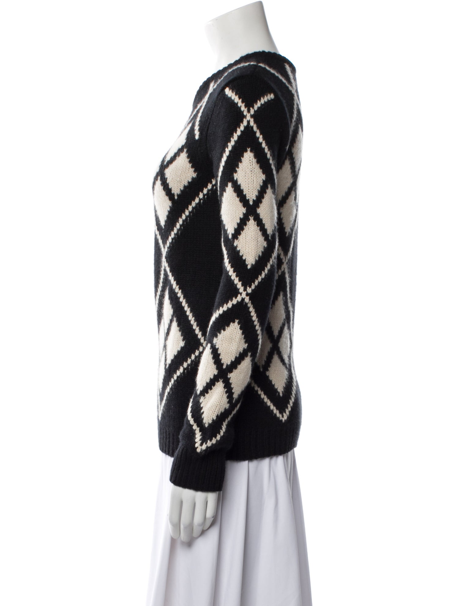 Khaite Cashmere Printed Sweater