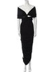 Khaite Off-The-Shoulder Long Dress