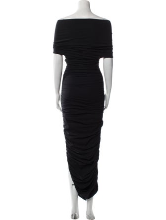 Khaite Off-The-Shoulder Long Dress