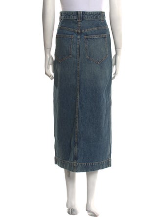 Khaite Cutout Accent Midi Length Skirt