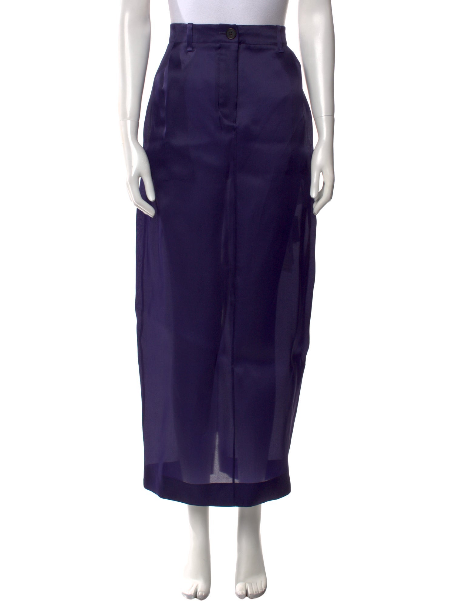 Khaite Silk Midi Length Skirt w/ Tags