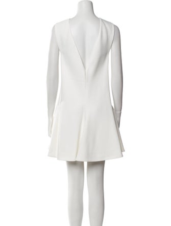 Khaite Bateau Neckline Mini Dress