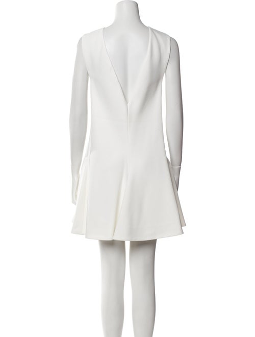 Khaite Bateau Neckline Mini Dress