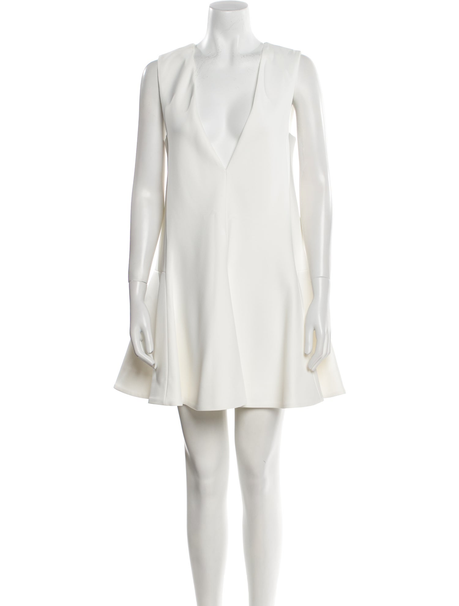 Khaite V-Neck Mini Dress w/ Tags