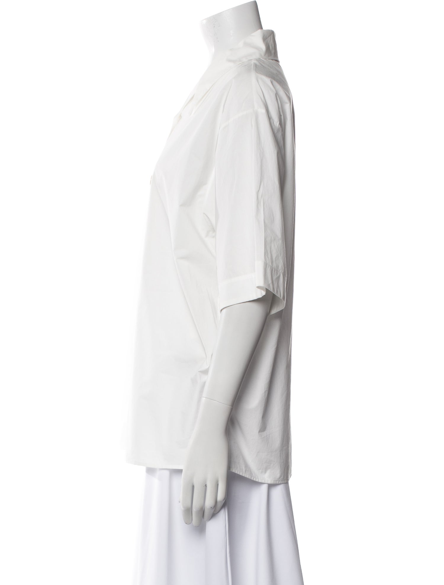 Khaite Short Sleeve Button-Up Top w/ Tags