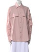 Khaite Long Sleeve Button-Up Top