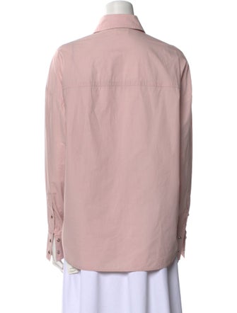 Khaite Long Sleeve Button-Up Top