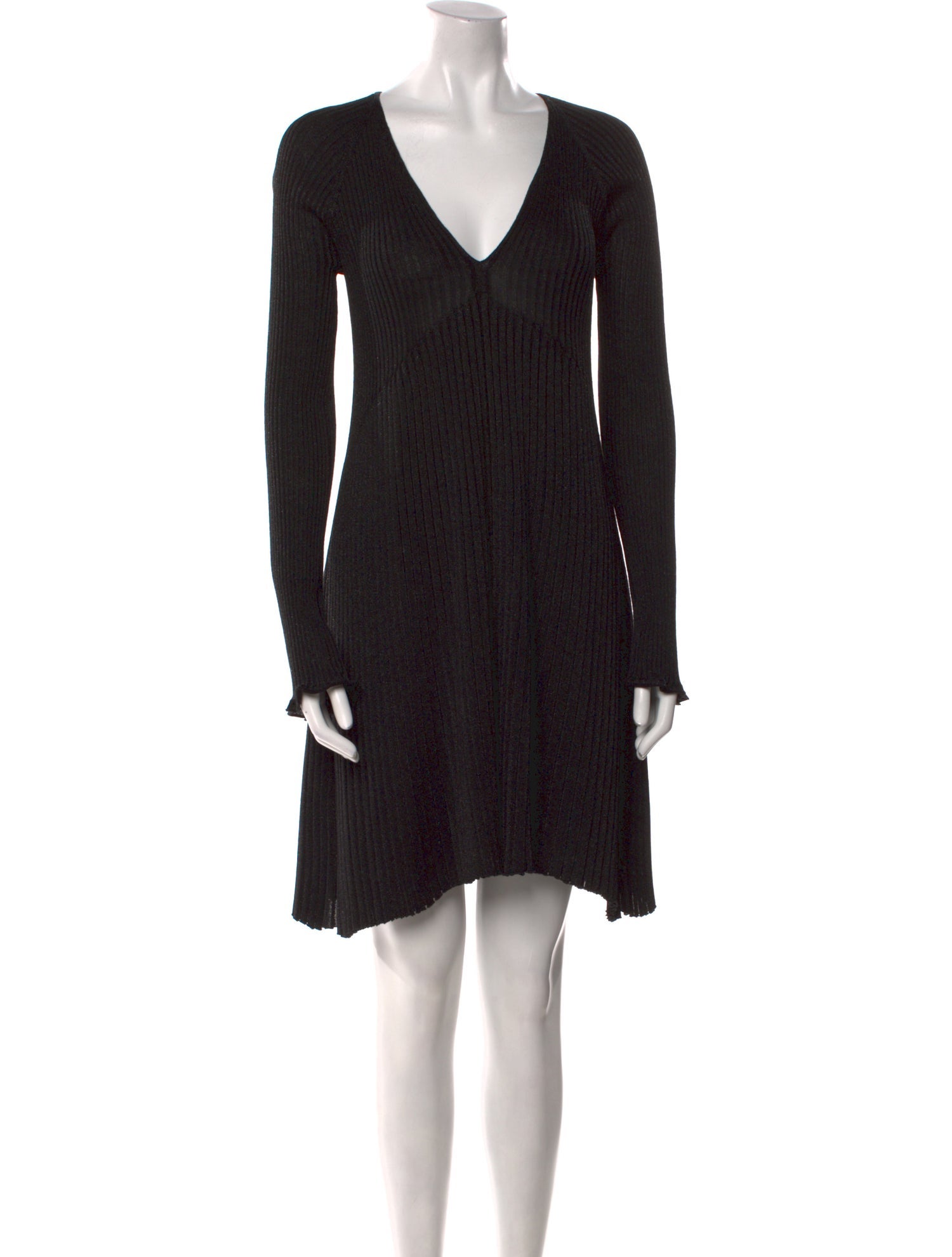 Khaite Virgin Wool Mini Dress