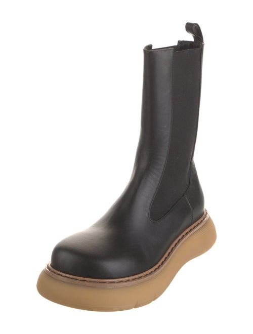 Khaite Leather Chelsea Boots
