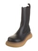 Khaite Leather Chelsea Boots