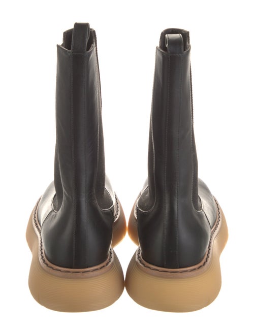 Khaite Leather Chelsea Boots