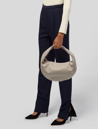 Khaite Leather Top Handle Bag