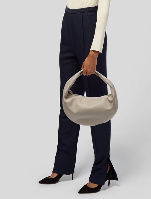 Khaite Leather Top Handle Bag