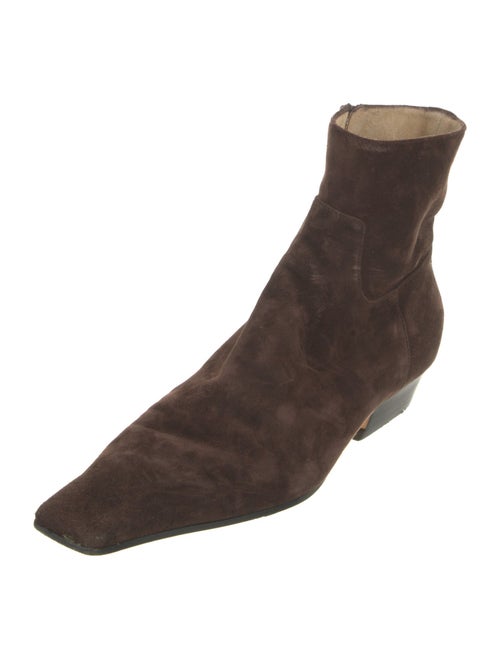 Khaite Suede Western Boots