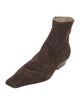 Khaite Suede Western Boots