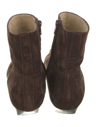 Khaite Suede Western Boots