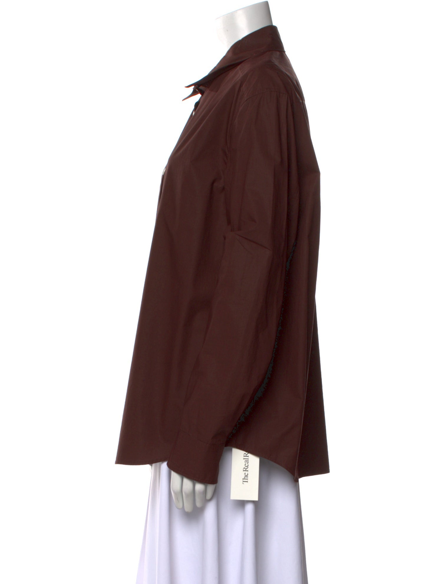 Khaite Long Sleeve Button-Up Top