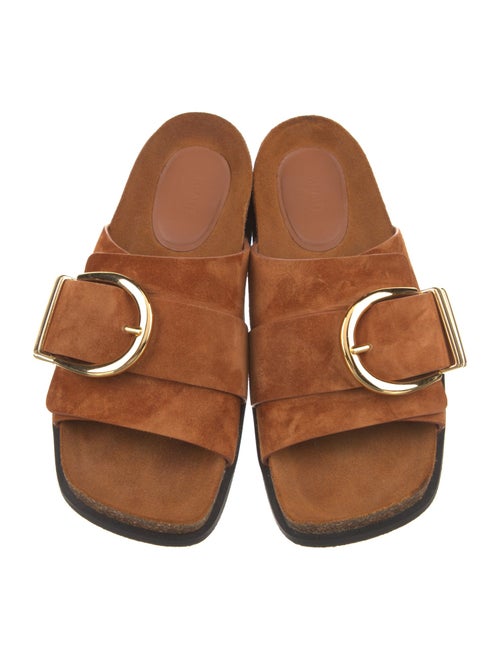 Khaite Suede Slides
